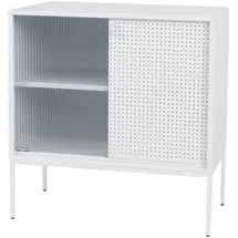 Mendler Highboard 85 x 80 x 45 cm Weiß