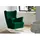 beautysofa Schaukelsessel Fabio Textil 82 x 103 x 108 cm Grün