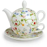 TeaLogic Tea for One - Fleurette - Bone China