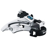 Shimano Tourney FD-TX800-TS3 Umwerfer 7/8-fach Top Swing schwarz/silber Ausführung 66-69° Kettenstrebenwinkel 2016 Mountainbike