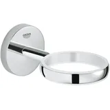 Grohe Bau Cosmopolitan Halter 40585001 chrom, für Glas, Seifenspender, Seifenschale
