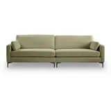 MID.YOU Viersitzer-Sofa Webstoff 4-Sitzer Grün