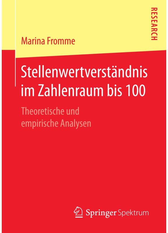 Stellenwertverständnis Im Zahlenraum Bis 100 - Marina Fromme  Kartoniert (TB)