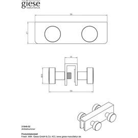 Giese Sky Hakenleiste Chrom 31948-02