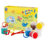 TrendAlliance GmbH Kinder Soft Knete Basic Plus 6 x 150 g mit Zubehör