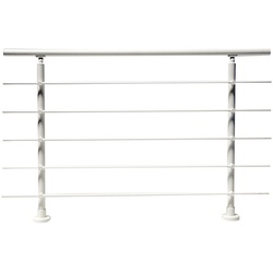dieda Geländersystem, Aluminium, HxL: 100 x 150 cm - weiss