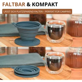Westmark Kaffeefilter Faltbar Schwarz