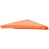 Mendler Ersatz-Bezug für Luxus-Ampelschirm HWC-A96 mit Flap, Sonnenschirmbezug, 3x3m (Ø4,24m) Polyester 3kg - terracotta