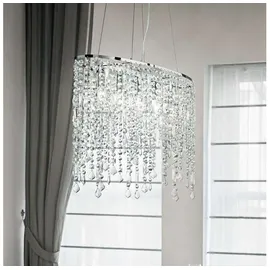 Ideal Lux - Kristall-Hängeleuchte RAIN 5xE14/40W/230V klar - Klar