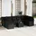 vidaXL Garten-Lounge-Set 10-tlg. beige/schwarz