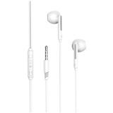 COFI 1453 COFI In-Ear Kopfhörer minijack 3.5mm Headset Universal mit Mikrofon minijack 3.5mm Anschluss kompatibel mit Handys - Weiß