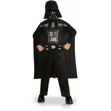 RUBIE'S ST-881660L Star Wars Kostüm Darth Vader (Kinder) – Größe 7-8 Jahre, Jungen, Schwarz, L-7 à 8 ans-122 à 128 cm