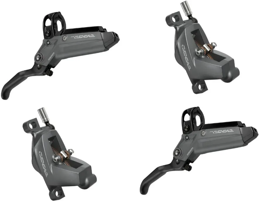 SRAM Scheibenbremse Code Bronze stealth | grau eloxiert Set