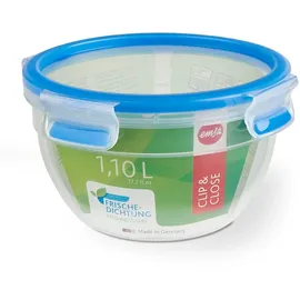 Emsa Frischhaltedose Clip & Close blau 16,7 cm 1,1 l