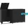 deluke Mülltonnenbox GORILO 207 x 79 x 117 cm schwarz