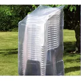 Westerholt Schutzhülle 65x65x110/150cm weiß Gartenstühle Schutzhaube Abdeckung