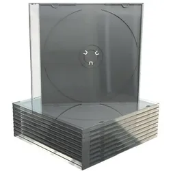 CD Hüllen Slim 50 Stück schwarz