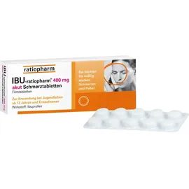 Ibu-ratiopharm 400 mg akut Schmerztabletten 20 St.