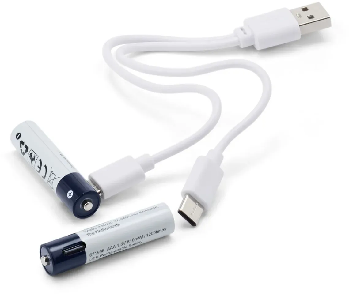 Tchibo - Akku AAA-Batterien - weiß