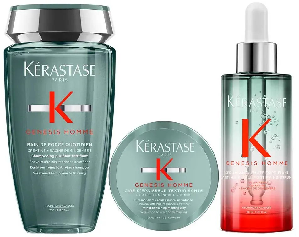 Kérastase Genesis Homme Mittelstarker Haarverlust Bundle