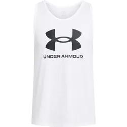 Under Armour Sportstyle Logo Tank white black XS