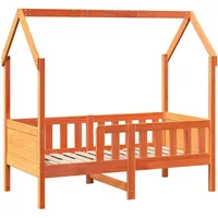 vidaXL Kinderbett mit Schubladen 70 x 140 cm Kiefer massiv braun
