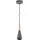 Paco Home MORA 1-flg. Ø9 cm Trichterform Holz/Grau