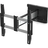 Smart Media SMS Icon 3D Medium Alu/Black Wall. (Wand, 55", 25 kg), TV Wandhalterung, Schwarz