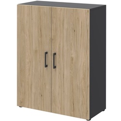 röhr Aktenschrank »Direct Office 3« 80 cm breit 3 OH variable Fachböden grau, 80x107.2x34.4 cm