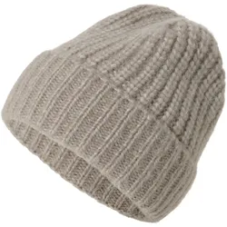 Tchibo - Strickmütze mit Wolle - taupe