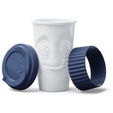 Fiftyeight PRODUCTS / Becher „Lecker“ Marineblau, Made in Germany)