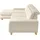 Set One by Musterring Eckcouch Cord 3-Sitzer Grau/Silber