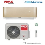 VIVAX R Design GOLD 9000 BTU 2,6 KW Klimagerät Split Klimaanlage ECO R32  A+++