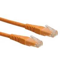 Roline UTP-Patchkabel Kat.6, orange, 1,0m