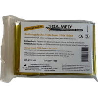 TIGA-MED Rettungsdecke | TIGA-Save | gold/silber | 210 x 160 cm