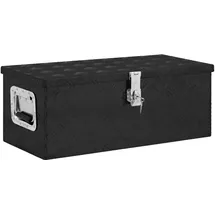 deluke Aluminiumbox mit Deckel 70x31x27cm schwarz