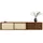 Idimex Simona Lowboard 175 cm Braun Massivholz