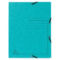 Exacompta 25x Sammelmappe + Gummizug 3 Klappen Karton 355g/m2