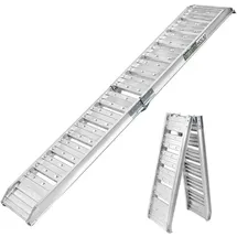 Trutzholm Auffahrrampe 180 cm 200 kg klappbar Aluminium geriffelt silber 1 St.