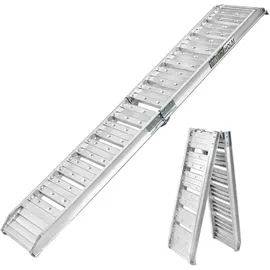 Trutzholm Auffahrrampe 180 cm 200 kg klappbar Aluminium geriffelt silber 1 St.
