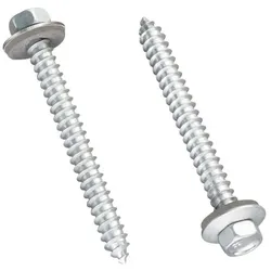 Sechskant-Schrauben 6,5x38 3/8 Zoll Kopf verzinkt