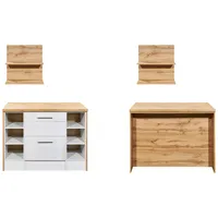 Respekta Kücheninsel Anton 124 cm Weiß