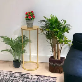 DanDiBo Ambiente Blumenhocker 70 x 70 x 30 cm Gold