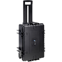 B&W International B&W Outdoor Case Typ 6700   2 Rollen 42,8 l - Schwarz Inklusive Variabler Facheinteilung