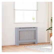 vidaXL Heizkörperabdeckung 2 pcs Grau 205 x 20,5 x 81,5 cm