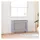 vidaXL Heizkörperabdeckung 2 pcs Grau 205 x 20,5 x 81,5 cm