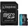 Kingston Canvas Go! Plus Gen4 256GB microSDXC Speicherkarte (200 MB/s, A2 U3) mit Adapter