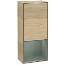Villeroy & Boch Villeroy und Boch Finion Seitenschrank G540GMPC 41,8cm, links, Emotion, Regal unten Olive Matt, Oak Veneer