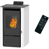 SANNOVER Luft- Pelletofen Anita 7,6 kW Sannover weiß