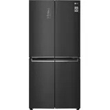 LG Electronics Slim Multi Door GMB844MC4E mit LINEAR Cooling| Slim FIT - nur 83,5 cm breit | 530 Liter Kapazität | Matte Black Steel, Mattschwarz Metallic